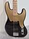 Squier Paranormal Series 54 Jazz Bass Black And Gold With Soft Gig Bag