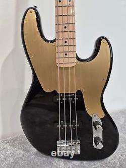 Squier Paranormal Series 54 Jazz Bass Black and Gold with Soft Gig Bag