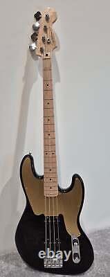Squier Paranormal Series 54 Jazz Bass Black and Gold with Soft Gig Bag