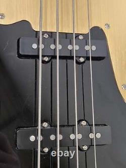 Squier Paranormal Series 54 Jazz Bass Black and Gold with Soft Gig Bag