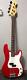 Squier Precision Bass By Fender Red Electric Bass Made In Korea Early 90s