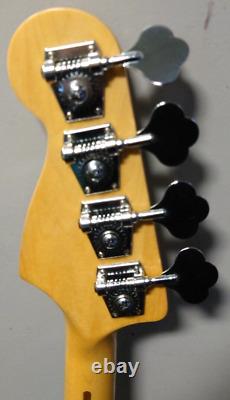 Squier Precision Bass By Fender Red Electric Bass Made In Korea Early 90s
