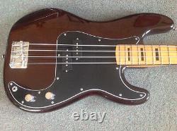 Squier Precision Bass, Classic Vibe 70's replica, Walnut, perfect condition