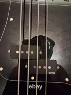 Squier Precision Electric Bass Black Upgraded