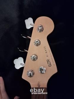 Squier Precision Electric Bass Black Upgraded