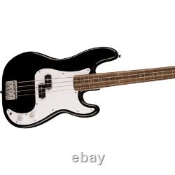 Squier Sonic Precision Bass Guitar, Laurel Fingerboard, Black