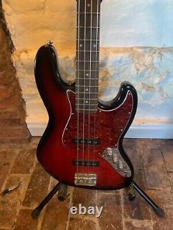 Squier Vintage Jazz Bass (3 Tone Sunburst, Rosewood) Released 2013