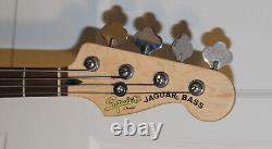 Squier Vintage Modified Jaguar Bass Guitar Active Barely Played