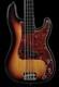 Squier By Fender Classic Vibe Fretless Precision Bass Sunburst With Gig Bag