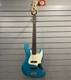 Squier By Fender Jazz Bass Electric Bass Guitar Blue