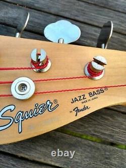 Squier jazz bass 1991 Silver Series made in Japan by Fujigen