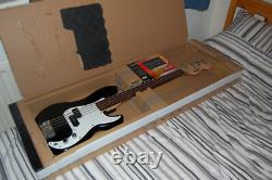 Squier mini P bass. Black good condition with box precision bass