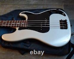 Squire Affinity Prec Bass 20th Ann. Ltd Ed. Silver matching head, S D vintage