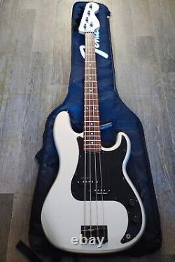 Squire Affinity Prec Bass 20th Ann. Ltd Ed. Silver matching head, S D vintage