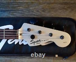 Squire Affinity Prec Bass 20th Ann. Ltd Ed. Silver matching head, S D vintage