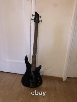Stagg 3/4 Size 4-string Fusion Electric Bass Guitar Black Finish Bc300 3/4-bk