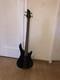 Stagg 3/4 Size 4-string Fusion Electric Bass Guitar Black Finish Bc300 3/4-bk