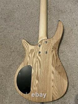 Stagg Fusion SBF-40 NAT FL Fretless Bass Natural Ash Body Rosewood Board New