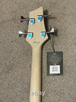 Stagg Fusion SBF-40 NAT FL Fretless Bass Natural Ash Body Rosewood Board New