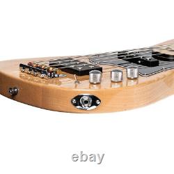 Stagg Silveray J Style Electric Bass Guitar, Natural (NEW)