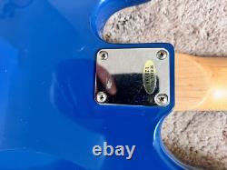 Starfire Electric Bass Guitar Blue 4 String Serial No. 121086 + Cable