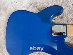 Starfire Electric Bass Guitar Blue 4 String Serial No. 121086 + Cable