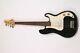 Starmaker Bass Guitar In Black And White Good Condition Some Scuffs See Pics