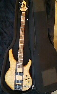 Status Graphite Electric Bass Guitar Good Condition With Tgi Gig Bag Made In Uk