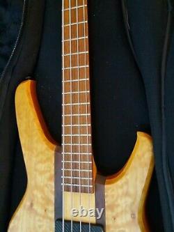 Status Graphite Electric Bass Guitar Good Condition With Tgi Gig Bag Made In Uk