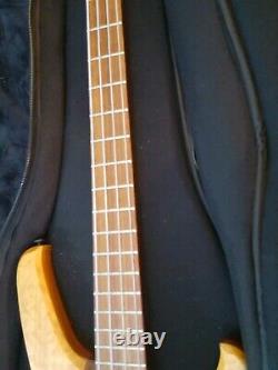 Status Graphite Electric Bass Guitar Good Condition With Tgi Gig Bag Made In Uk