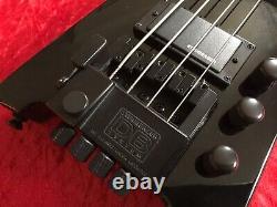 Steinberger Spirit XT-2DB Black Headless Bass Guitar with Gigbag. Drop D Switch