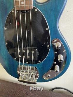 Sterling By Music man Stingray Active Bass Guitar 4string Blue Green Matt Sub0