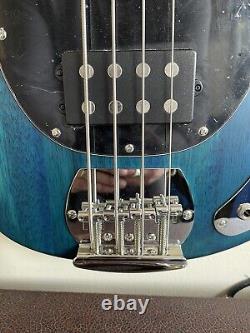 Sterling By Music man Stingray Active Bass Guitar 4string Blue Green Matt Sub0