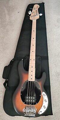 Sterling By Musicman Stingray RAY4 Bass In Sunburst With Sterling gig bag