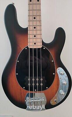 Sterling By Musicman Stingray RAY4 Bass In Sunburst With Sterling gig bag