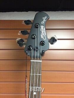 Sterling Ray34HH Electric Bass Guitar Stealth Black New Cosmetic Blemished