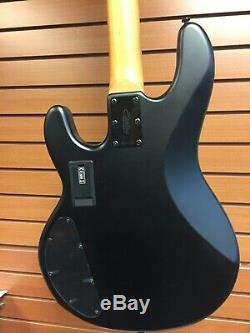 Sterling Ray34HH Electric Bass Guitar Stealth Black New Cosmetic Blemished