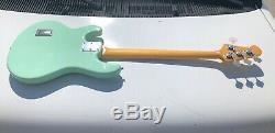 Sterling Ray 34 Electric Bass Guitar Music Man Stingray Mint Green NICE