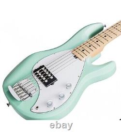 Sterling Sub 5 String Bass Sea foam green