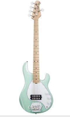 Sterling Sub 5 String Bass Sea foam green