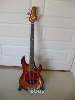 Sterling by Music Man Stingray Ray34 Bass in Honey Burst