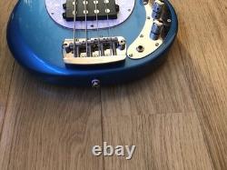 Sterling by Music Man Stingray RaySS4 Short Scale Bass Guitar Toluca Lake Blue