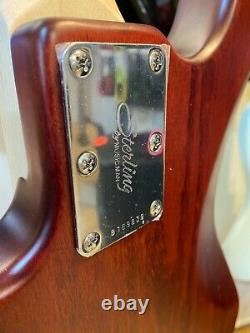Sterling by Music Man Sub Ray4H Electric Bass Guitar, Walnut Stain, Maple Board