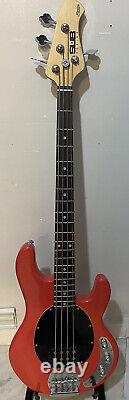 Sterling by Music Man Sub Series Ray4 Electric Bass Fiesta Red (FAST SHIPPING)