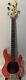 Sterling By Music Man Sub Series Ray4 Electric Bass Fiesta Red (fast Shipping)
