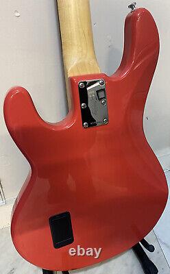 Sterling by Music Man Sub Series Ray4 Electric Bass Fiesta Red (FAST SHIPPING)