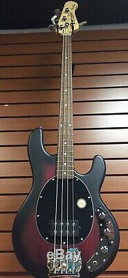 Sterling by Musician Sub Ray 4 Electric Bass Guitar RRBS Ruby Red Burst Satin