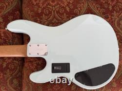 Sterling by Musicman Stingray RAY 34 In Daphne Blue with Roasted Maple Neck