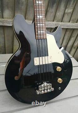 Stunning Epiphone Jack Casady Semi Acoustic Electric Bass guitar