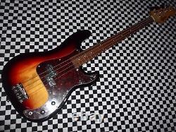 Superb Revelation Rpb-65 3 Tone Sunburst Bass Guitar, Set Up, Entwhistle Pick Ups